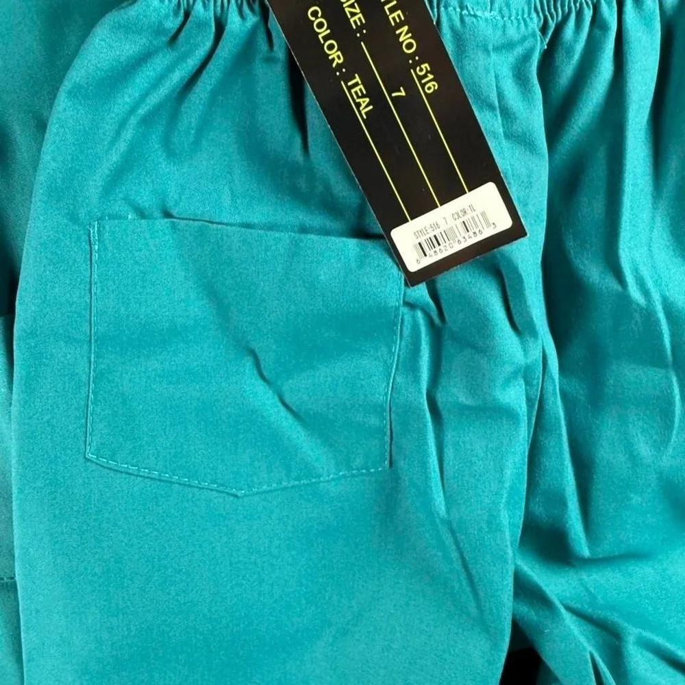 Kids Teal scrub set with pockets